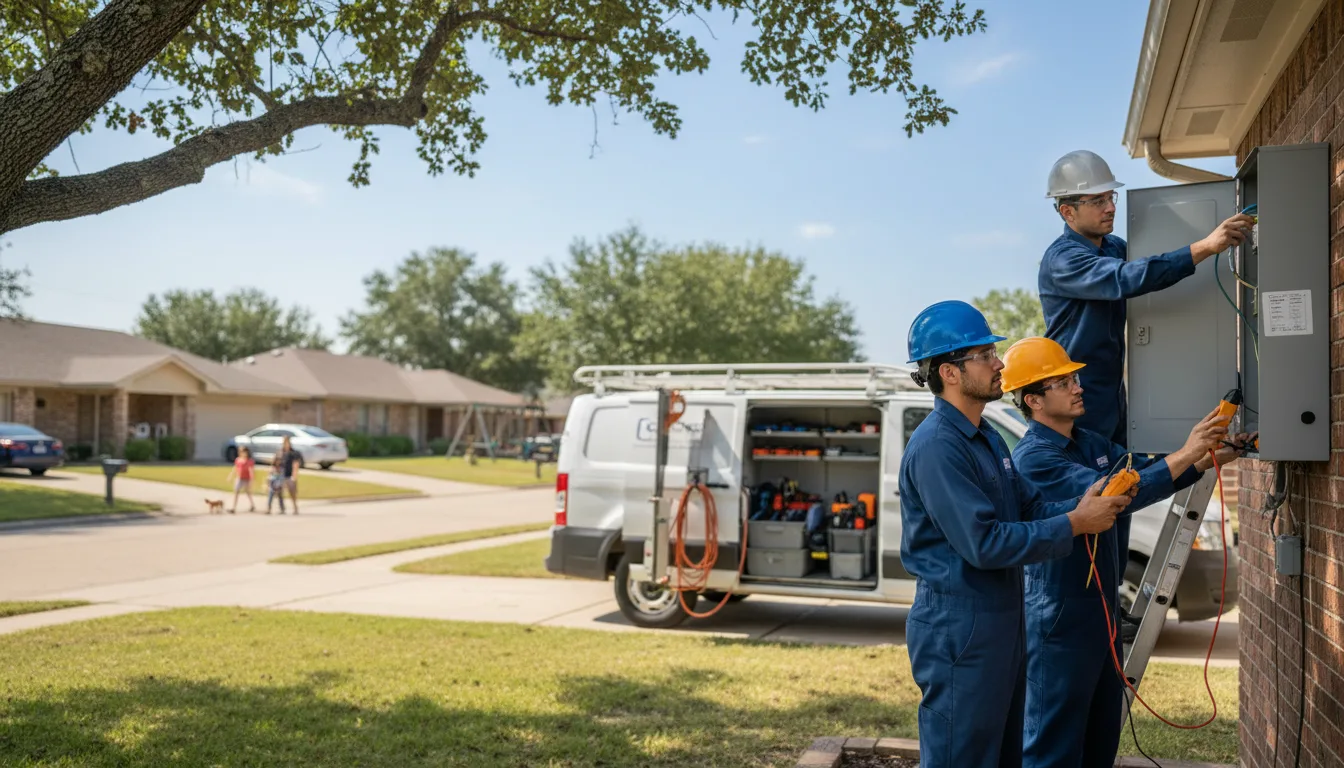 Certified electrician providing emergency electrical services in Hahira, GA